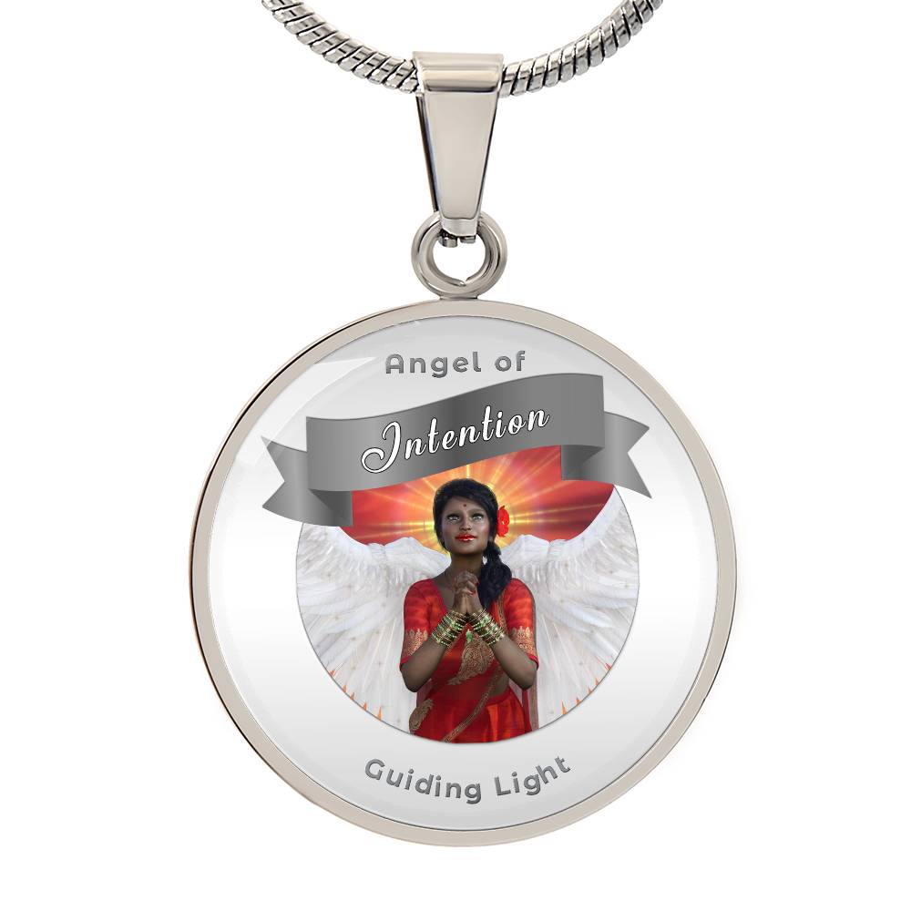Intention - Guardian Angel Affirmation Necklace - More Than CharmsMore Than Charms