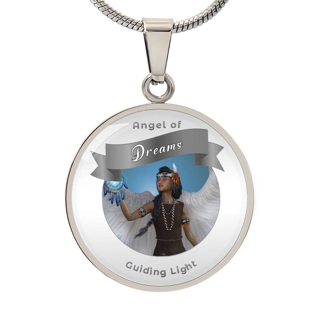 Dream - Guardian Angel Affirmation Necklace - More Than CharmsMore Than Charms