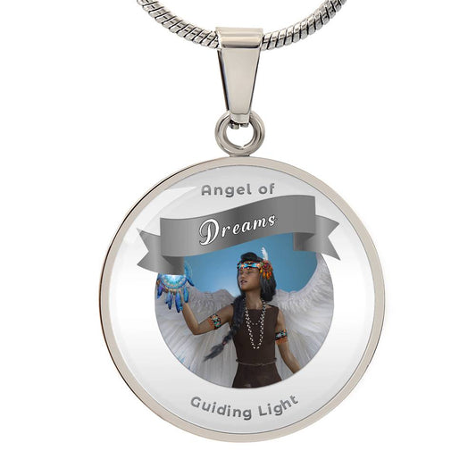 Dream - Guardian Angel Affirmation Necklace - More Than CharmsMore Than Charms