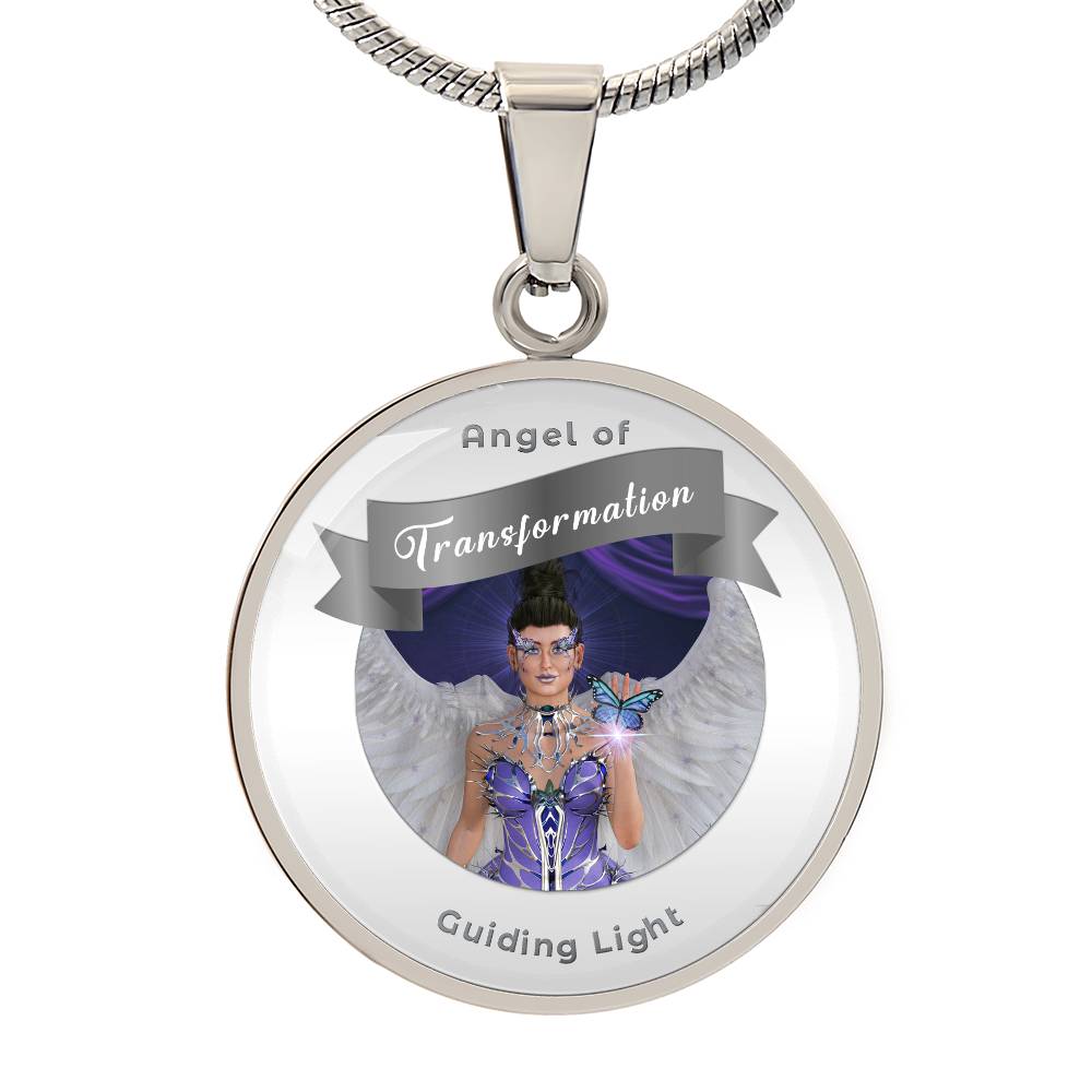 Transformation - Guardian Angel Affirmation Necklace - More Than CharmsMore Than Charms