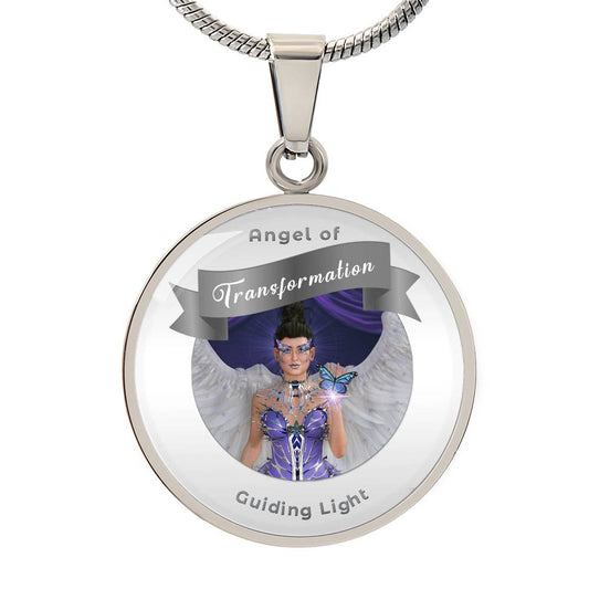 Transformation - Guardian Angel Affirmation Necklace - More Than CharmsMore Than Charms