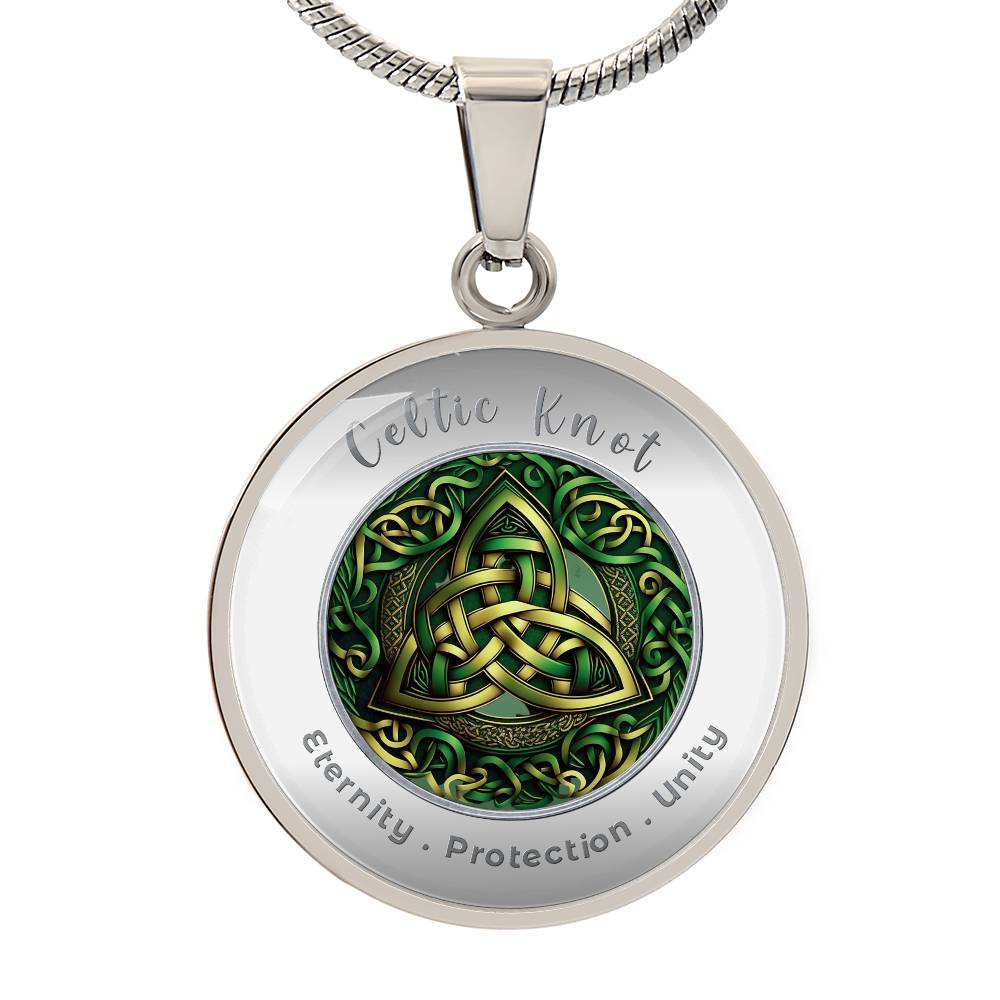 Celtic Knot - Eternity Unity Protection - Affirmation Necklace - More Than CharmsMore Than Charms