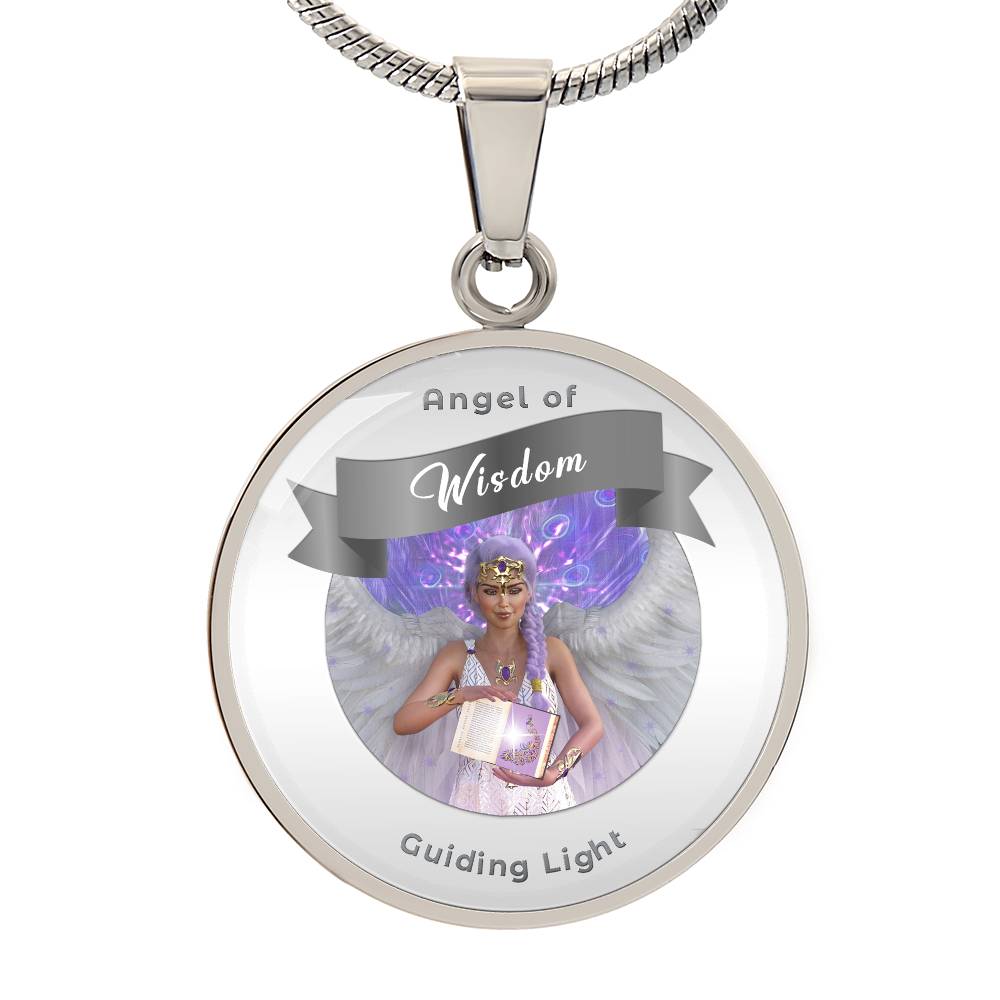 Wisdom - Guardian Angel Affirmation Necklace - More Than CharmsMore Than Charms