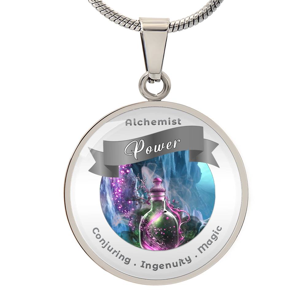 Alchemist 2 - RPG Fantasy Affirmation Necklace - More Than CharmsMore Than Charms