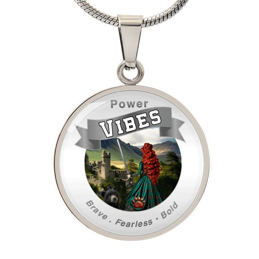 Power Vibes Affirmation Pendant - Brave Archer