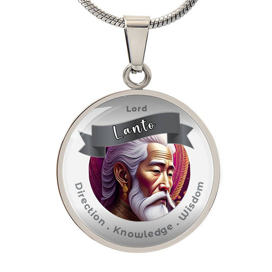 Lord Lanto Affirmation Necklace For Direction, Knowledge & Wisdom - More Than CharmsMore Than Charms