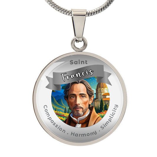 Saint Francis - Affirmation Necklace - More Than CharmsMore Than Charms