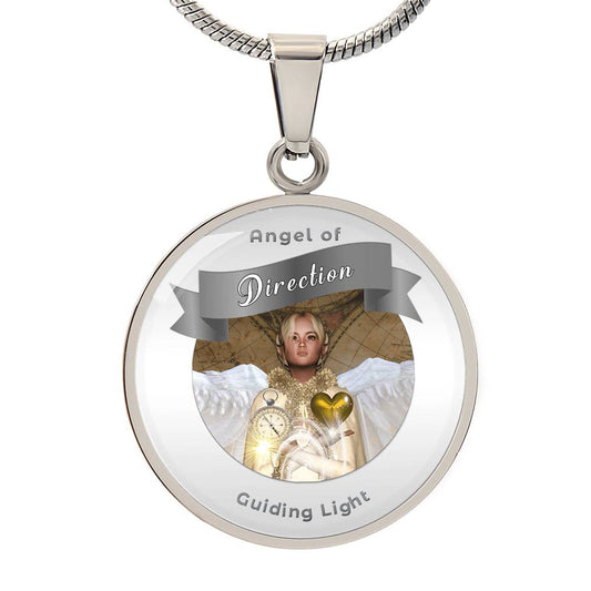 Direction - Guardian Angel Affirmation Necklace - More Than CharmsMore Than Charms
