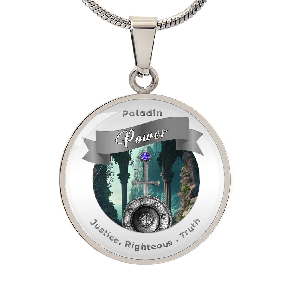 Paladin - RPG Fantasy Affirmation Necklace - More Than CharmsMore Than Charms