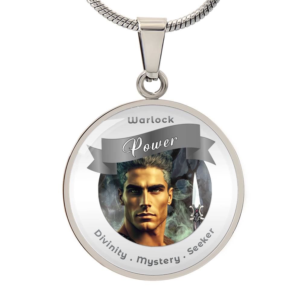 Warlock - RPG Fantasy Affirmation Necklace - More Than CharmsMore Than Charms