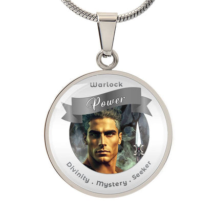 Warlock - RPG Fantasy Affirmation Necklace - More Than CharmsMore Than Charms
