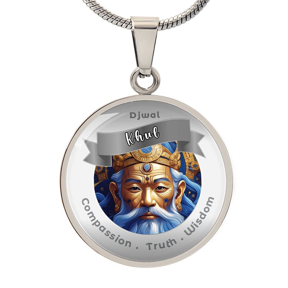 Djwal Khul - Affirmation Necklace For Compassion, Truth & Wisdom - More Than CharmsMore Than Charms