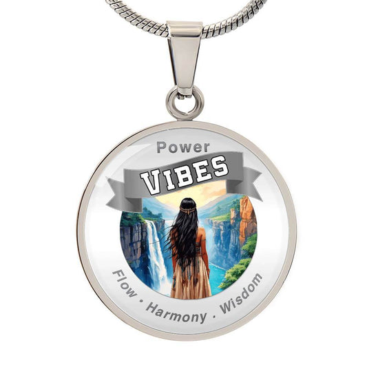 Power Vibes Affirmation Pendant - Earth Whisperer