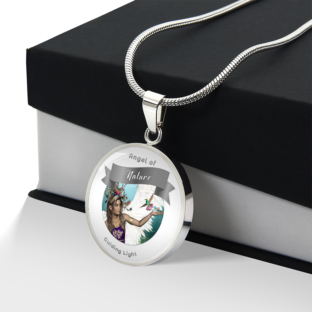 Nature - Guardian Angel Affirmation Necklace - More Than CharmsMore Than Charms