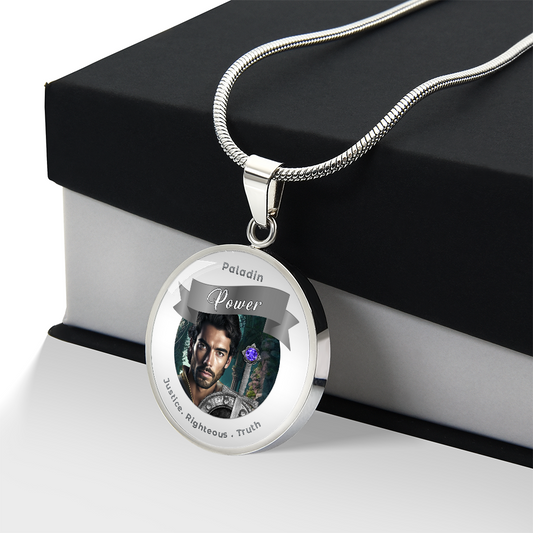 Paladin - RPG Fantasy Charm Necklace - This Luxury Charm Necklace is more than just an accessory — it’s a soulful expression of your journey, dreams, and intentions. Designed with meaning, each charm carries powerful affirmation words, images, or symbols