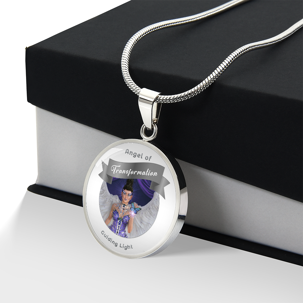Transformation - Guardian Angel Affirmation Necklace - More Than CharmsMore Than Charms