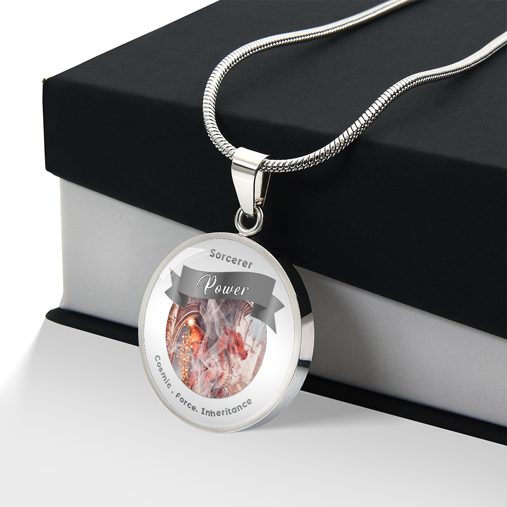Sorcerer 2 - RPG Fantasy Affirmation Necklace - More Than CharmsMore Than Charms