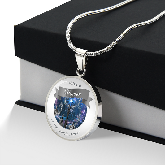 Wizard 2 - RPG Fantasy Charm Necklace - This Luxury Charm Necklace is more than just an accessory — it’s a soulful expression of your journey, dreams, and intentions. Designed with meaning, each charm carries powerful affirmation words, images, or symbols