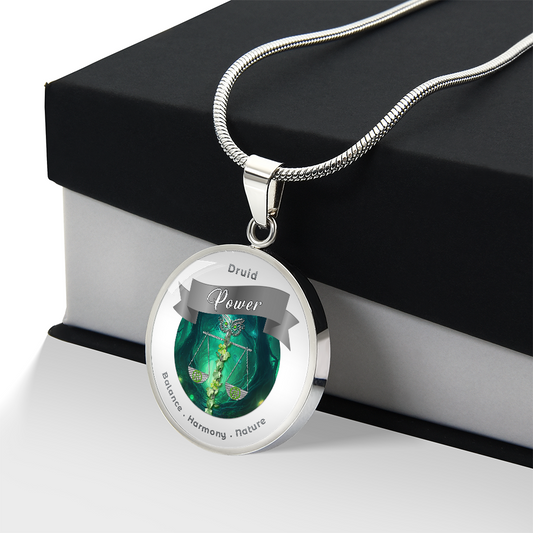 Druid 2 - RPG Fantasy Charm Necklace - This Luxury Charm Necklace is more than just an accessory — it’s a soulful expression of your journey, dreams, and intentions. Designed with meaning, each charm carries powerful affirmation words, images, or symbols