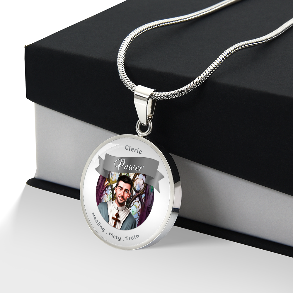 Cleric - RPG Fantasy Affirmation Necklace - More Than CharmsMore Than Charms