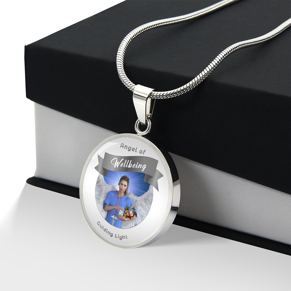 Wellbeing - Guardian Angel Affirmation Necklace - More Than CharmsMore Than Charms