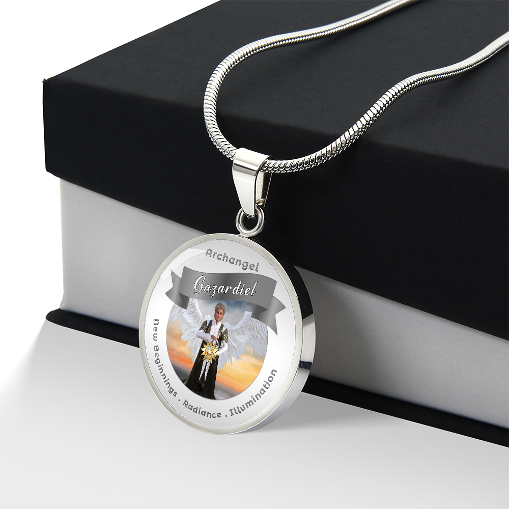 Archangel Gazadiel - Affirmation Necklace For New Beginnings, Radiance & Illumination- More Than CharmsMore Than Charms