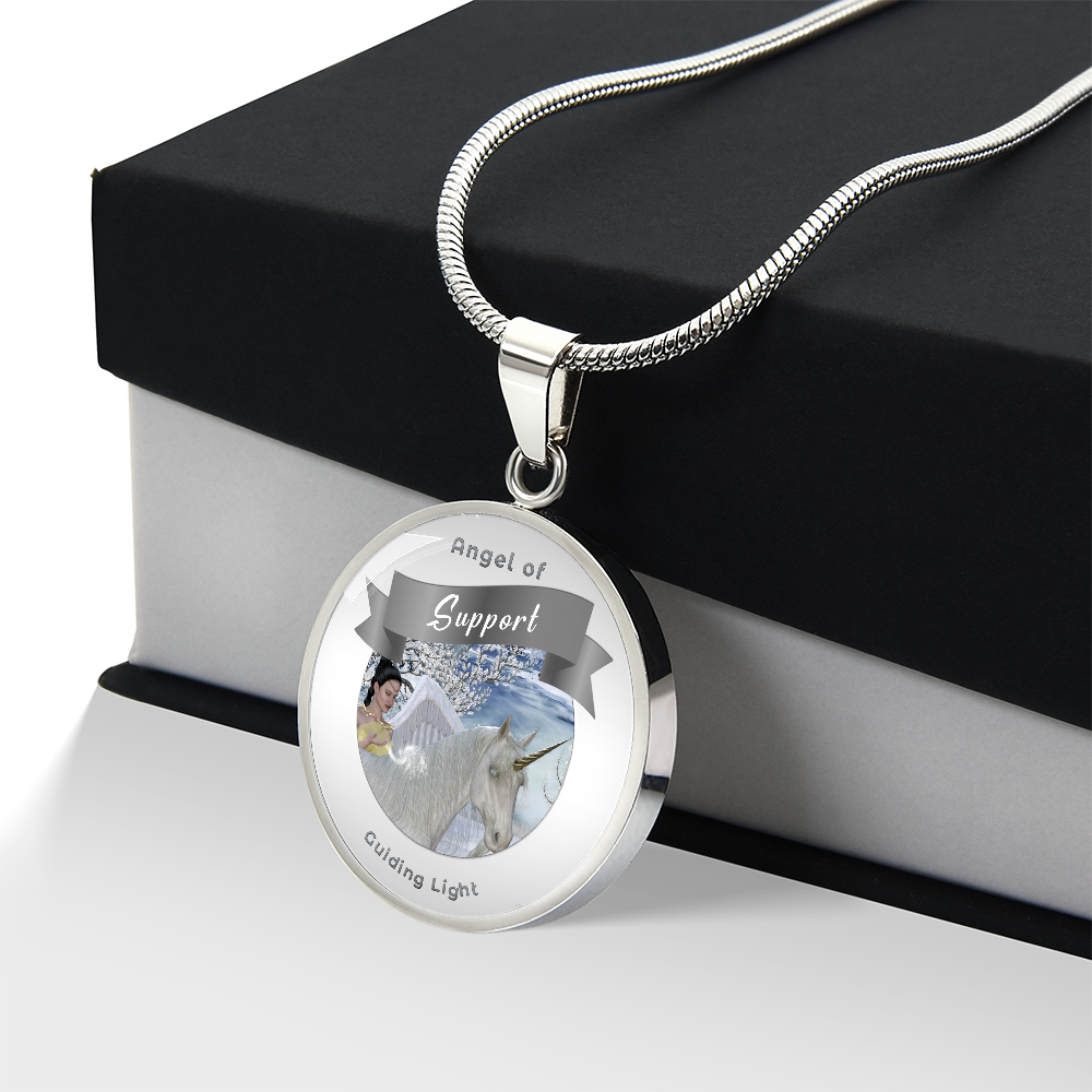 Support - Guardian Angel Affirmation Necklace - More Than CharmsMore Than Charms