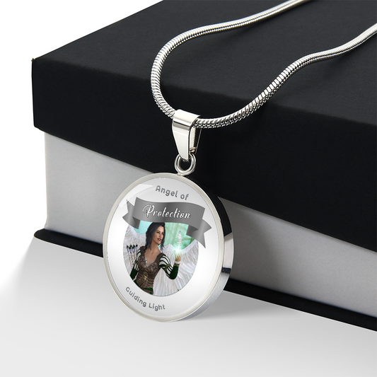 Protection - Guardian Angel Charm Necklace - This Luxury Charm Necklace is more than just an accessory — it’s a soulful expression of your journey, dreams, and intentions. Designed with meaning, each charm carries powerful affirmation words, images, or sy