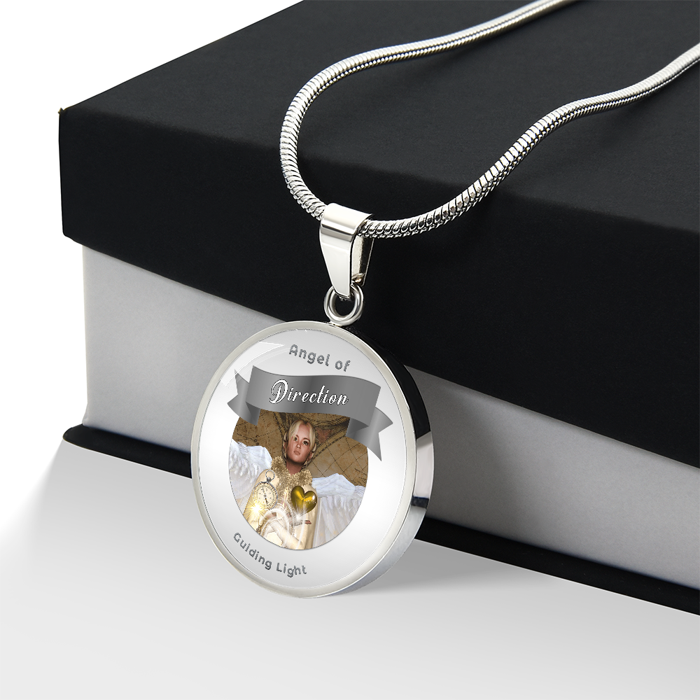 Direction - Guardian Angel Affirmation Necklace - More Than CharmsMore Than Charms