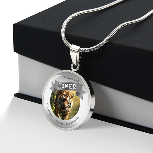 Tiger 2 - Power Animal Charm Necklace - Courage Fierce Strength- More Than Charms - This Luxury Charm Necklace is more than just an accessory — it’s a soulful expression of your journey, dreams, and intentions. Designed with meaning, each charm carries po
