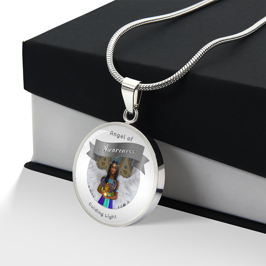 Awareness - Guardian Angel Charm Necklace - This Luxury Charm Necklace is more than just an accessory — it’s a soulful expression of your journey, dreams, and intentions. Designed with meaning, each charm carries powerful affirmation words, images, or sym