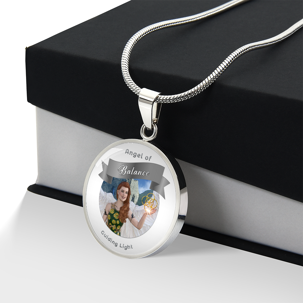 Balance - Guardian Angel Affirmation Necklace - More Than CharmsMore Than Charms