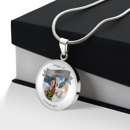 Balance - Guardian Angel Affirmation Necklace - More Than CharmsMore Than Charms