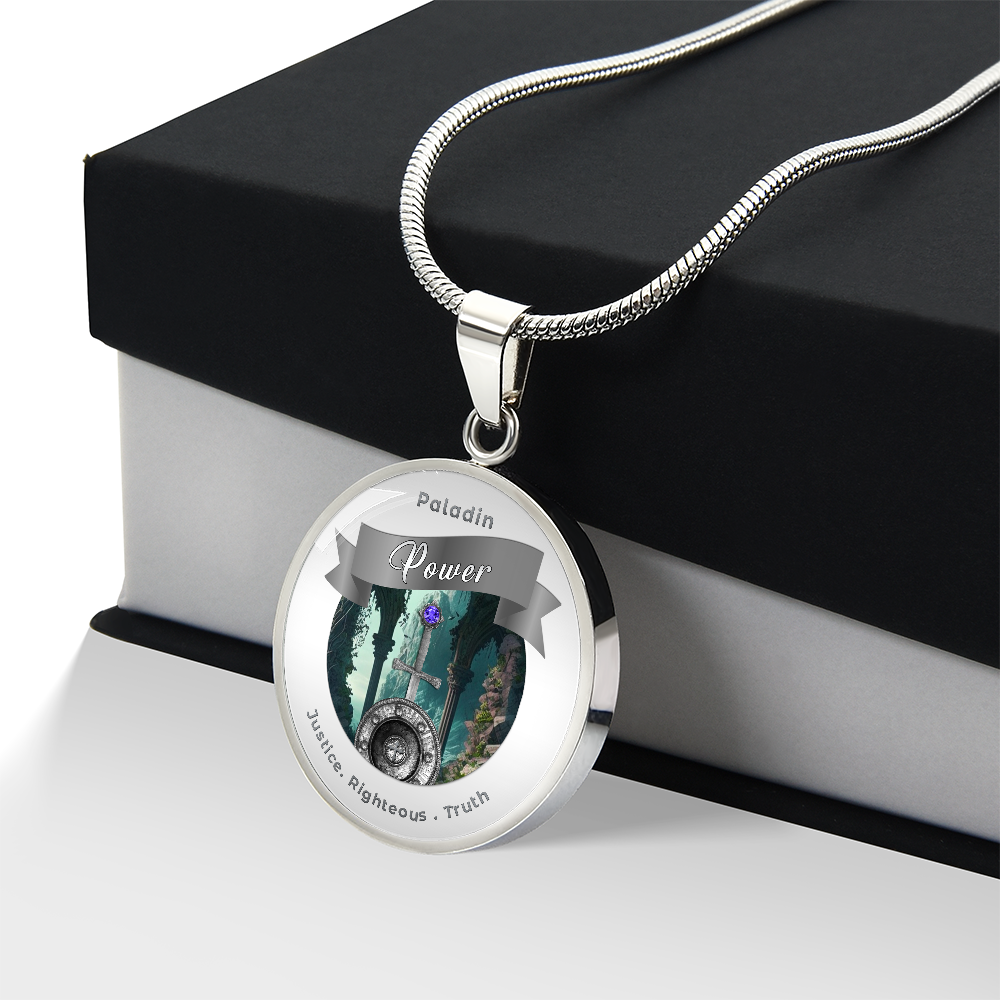 Paladin - RPG Fantasy Affirmation Necklace - More Than CharmsMore Than Charms