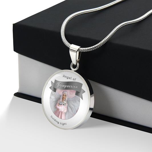 Compassion - Guardian Angel Charm Necklace - This Luxury Charm Necklace is more than just an accessory — it’s a soulful expression of your journey, dreams, and intentions. Designed with meaning, each charm carries powerful affirmation words, images, or sy