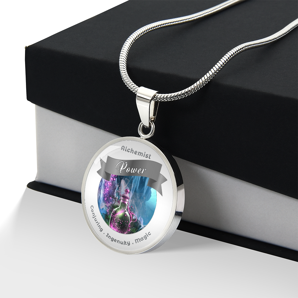 Alchemist 2 - RPG Fantasy Affirmation Necklace - More Than CharmsMore Than Charms