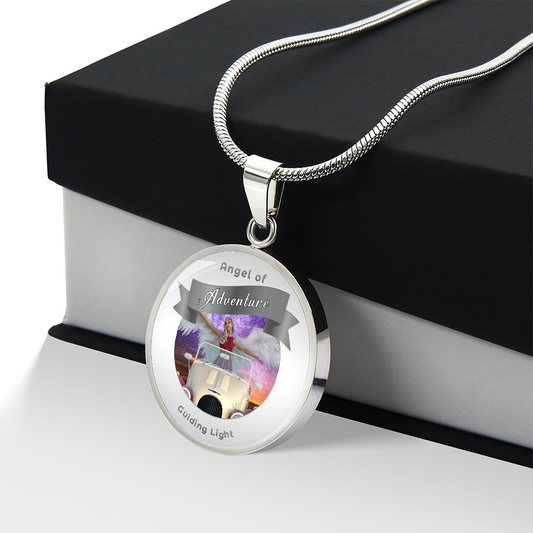 Adventure - Guardian Angel Charm Necklace - This Luxury Charm Necklace is more than just an accessory — it’s a soulful expression of your journey, dreams, and intentions. Designed with meaning, each charm carries powerful affirmation words, images, or sym