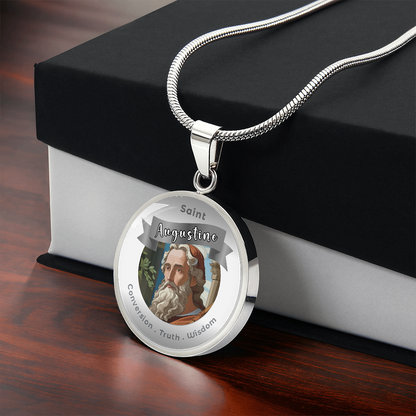 Saint Augustine - Affirmation Necklace - More Than CharmsMore Than Charms