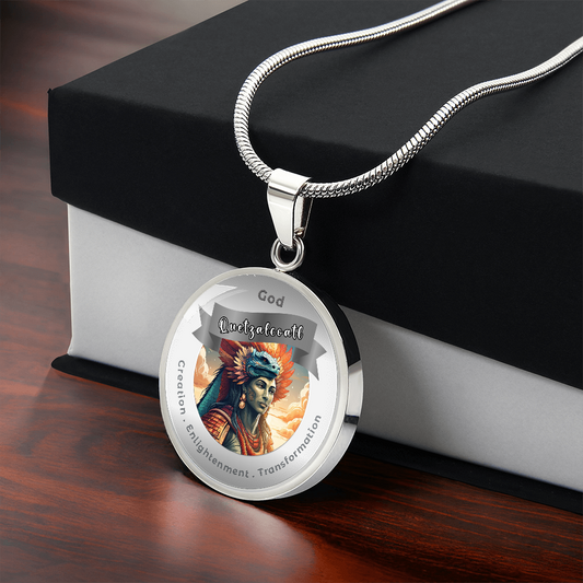 Quetzalcoatl - Charm Necklace - This Luxury Charm Necklace is more than just an accessory — it’s a soulful expression of your journey, dreams, and intentions. Designed with meaning, each charm carries powerful affirmation words, images, or symbols that sp