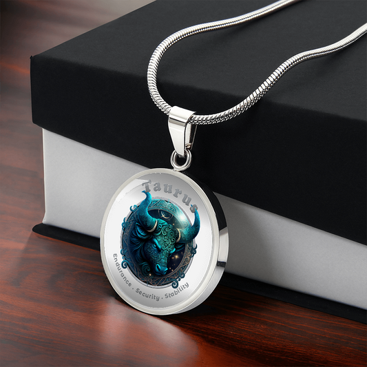 Taurus - Charm Necklace - This Luxury Charm Necklace is more than just an accessory — it’s a soulful expression of your journey, dreams, and intentions. Designed with meaning, each charm carries powerful affirmation words, images, or symbols that speak to