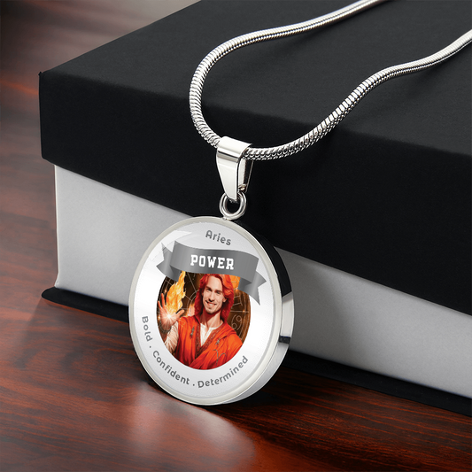 Divine Masculine Aries - Affirmation Pendant