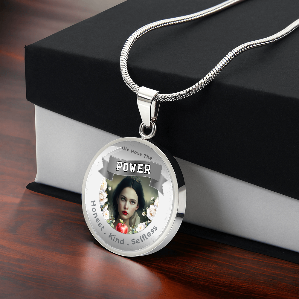 White As Snow - Affirmation Necklace - More Than CharmsMore Than Charms