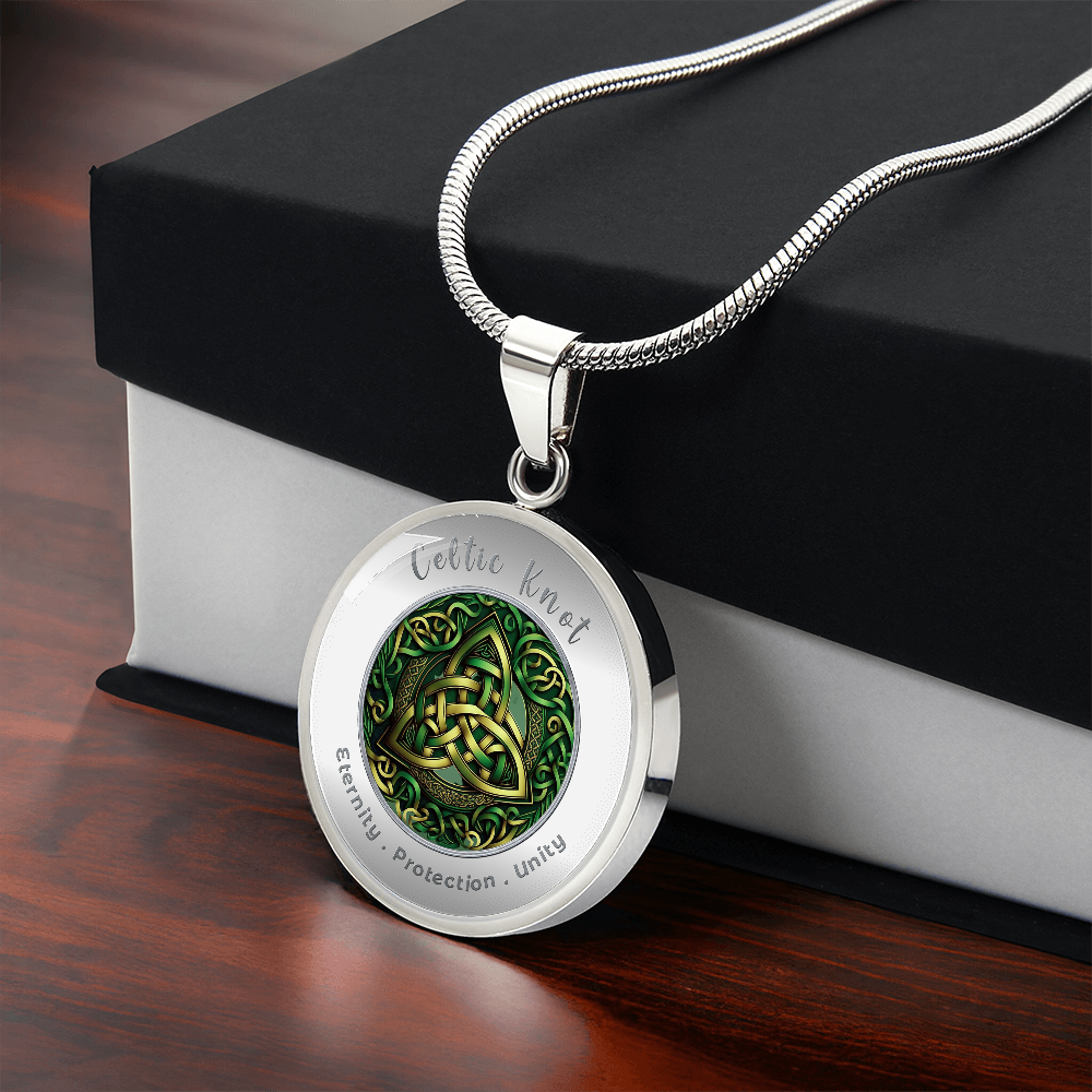 Celtic Knot - Eternity Unity Protection - Affirmation Necklace - More Than CharmsMore Than Charms