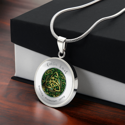 Celtic Knot - Eternity Unity Protection - Affirmation Necklace - More Than CharmsMore Than Charms