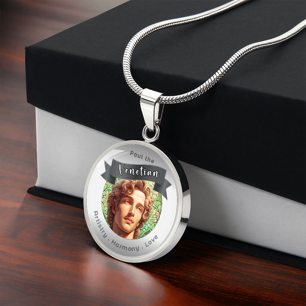 Paul The Venetian - Affirmation Necklace For Artistry, Harmony & Love - More Than CharmsMore Than Charms