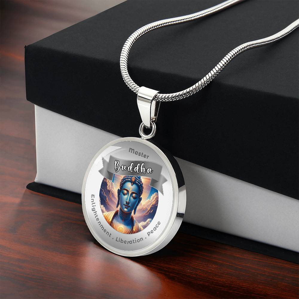 Buddha - Affirmation Necklace For Enlightenment, Liberation & Peace - More Than CharmsMore Than Charms