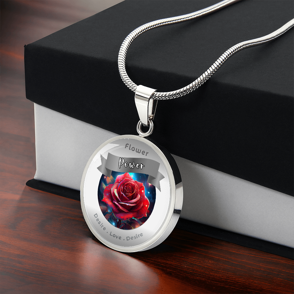 Rose - Affirmation Necklace - More Than CharmsMore Than Charms