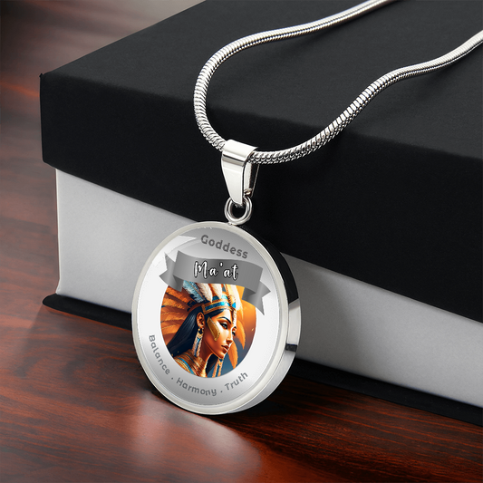 Ma’at - Charm Necklace - This Luxury Charm Necklace is more than just an accessory — it’s a soulful expression of your journey, dreams, and intentions. Designed with meaning, each charm carries powerful affirmation words, images, or symbols that speak to