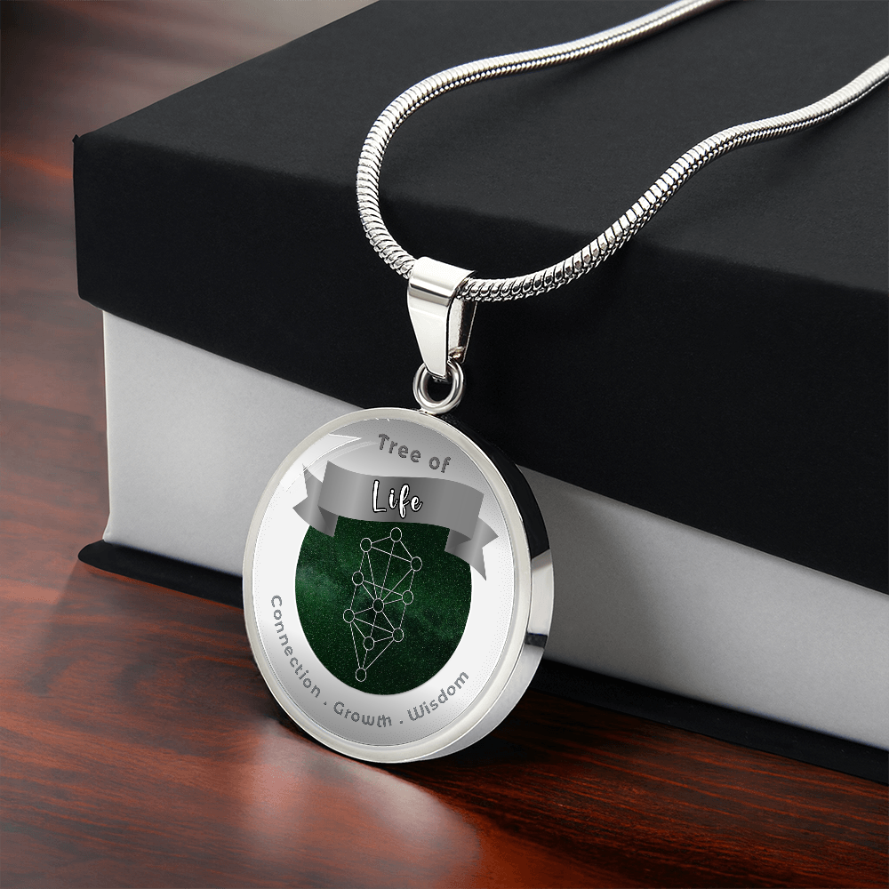 Tree of Life – Sephiroth - Wisdom Balance Divine Connection - Affirmation Necklace - More Than CharmsMore Than Charms