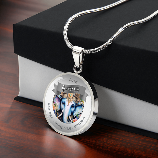 Ganesh - Charm Necklace - This Luxury Charm Necklace is more than just an accessory — it’s a soulful expression of your journey, dreams, and intentions. Designed with meaning, each charm carries powerful affirmation words, images, or symbols that speak to